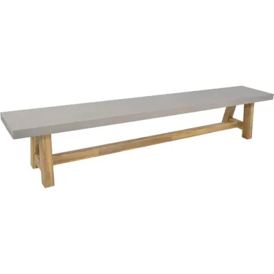 Produktbild von Lesli Living Gartenbank Bank "Judy" Betonoptik 250x40cm