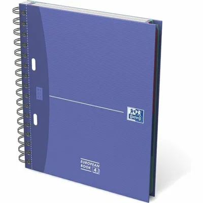 Image de Oxford 100100314 Office European Book - A5+, quadrillé 5 mm, 100 feuilles, couleurs assorties