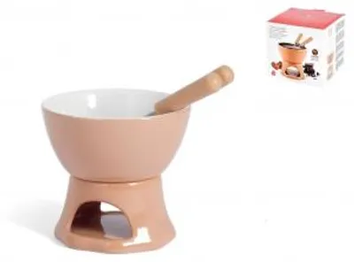 Immagine prodotto di HOMe Servizio 4 Pezzi Fonduta Per Cioccolata In Stoneware