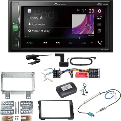 Produktbild von Pioneer DMH-A3300DAB Bluetooth MP3 USB DAB+ Autoradio Einbauset für Kia Cee'd ED