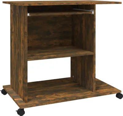 Produktbild von vidaXL Schreibtisch Räuchereiche 80x50x75 cm Holzwerkstoff