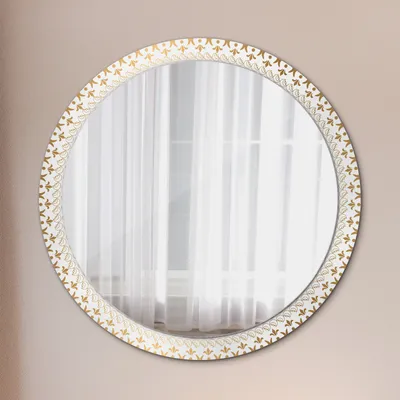 Produktbild von Ø100cm Modern Spiegel - Wandspiegel Wandmontage- Schlafzimmer - indisch mandala