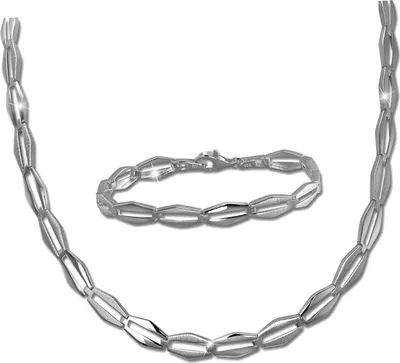 Produktbild von SilberDream Collier Armband Damen Outline Sterling Silber Schmuck-Set D2SDS459J