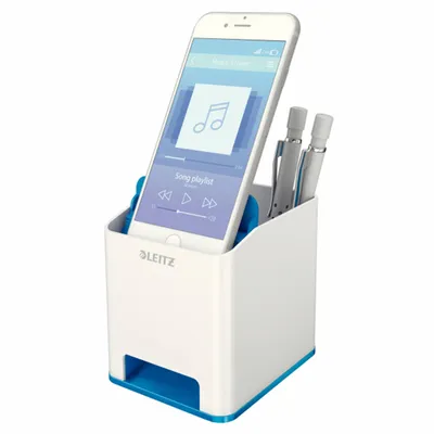 Produktbild von Leitz 53631036, Blau, Weiß, Polystyrene, 90 mm, 101 mm, 100 mm, 140 g