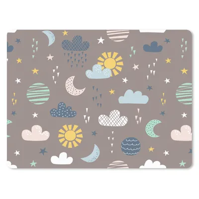 Produktbild von MuchoWow® Mauspad Mousepad Wolken - Sonne - Design 23x19 cm - Mousepads - Maus Mat - Pad - Mausunterlage - Schreibtischunterlage - Mauspad