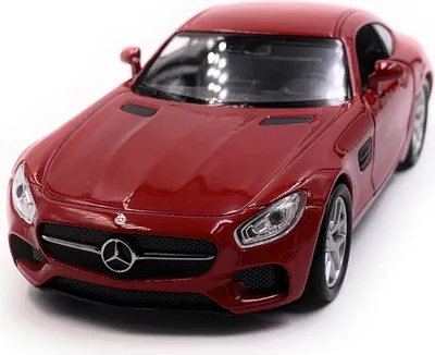 Image de Onwomania Mercedes Benz AMG GT Voiture de sport Modèle réduit Voiture rouge Mst. 1:34