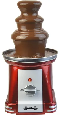 Chocoladefontein 3 Etagen, 90 Watt, 31,5 cm, Retro-Design