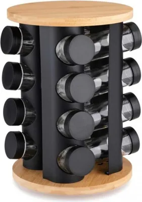 Produktbild von Drehbares Gewürzregal Mit 16 Behältern E-8253