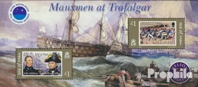 Produktbild von Briefmarken GB - Isle of Man 2005 Mi Block52 (kompl.Ausg.) postfrisch Seeschlacht von Trafalgar