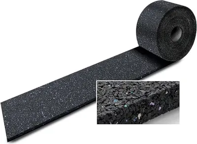 Produktbild von Anti-Rutschmatte zur Ladungssicherung Gummigranulat rutschfest Rolle 5 mm 15x500 cm