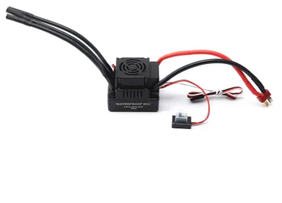 Obrázok produktu pre HOBBYFANS 80A bezkefový regulátor 2-4s s BEC pre RC autá TRAXXAS v mierke 1:10 a 1:8, krátke nákladné autá a terénne crawlery