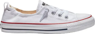 A white Converse Chuck Taylor Shoreline Slip sneaker is shown from the side against a white background.