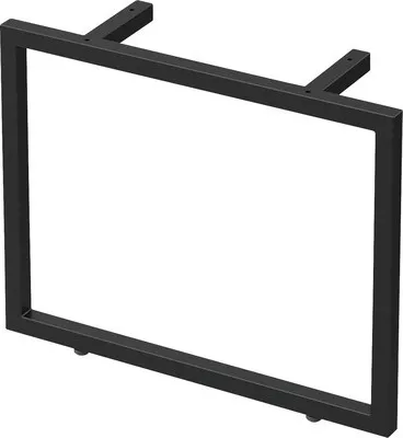 Produktbild von Metallfuss Qube schwarz 405x334x20 mm 1 Stück