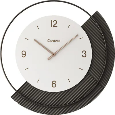 Produktbild von Wanduhr Moderne hölzerne mattierte Wanduhr, Einfach und Elegant, 41*41cm