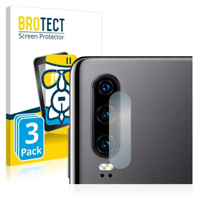 Produktbild von 3x BROTECT Schutzglas für Huawei P30 (NUR Kameraschutz) Schutzfolie Panzer Folie Glas Display Schutz klar