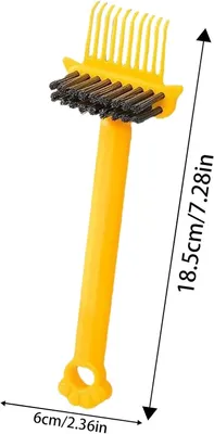 Produktbild von Haarbürstenreiniger Set 4-teilig - Haarentferner für Bürsten - Kammreiniger Werkzeug - Haarentferner - für Salon und Zuhause Tragbar - 18,5x6cm