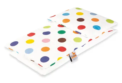 Produktbild von Pinolino Bettzeug für Puppenbetten, 3-tlg.; sieger design for Pinolino - Dessin Dots; 27,5 cmx20 cmx1,8 cm, 28666-0