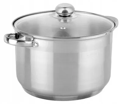 Produktbild von Elitehoff Edelstahl-Topf mit Glasdeckel für Induktion, 14 cm