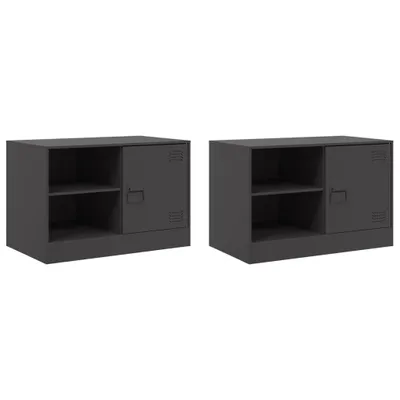 Zdjęcie produktu dla VidaXL 841692, Czarny, Stal, Stal, 160 kg, 670 mm, 390 mm