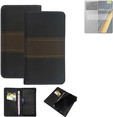 Produktbild von K-S-Trade Hülle Handyhülle kompatibel mit Xiaomi POCO X6 Pro 5G Schutzhülle Walletcase Bookstyle Tasche Schutz Case Handytasche Wallet Cover