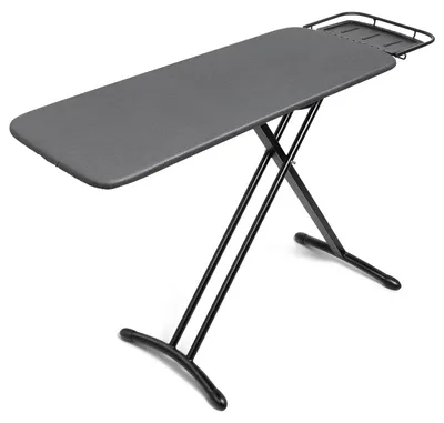 Produktbild von Extra große Bügelbrett 117 x 46 cm - Höhenverstellbar - Ausziehbare Ablage