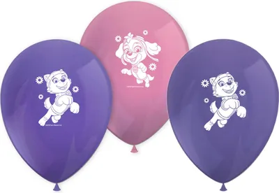 Zdjęcie produktu dla Zestaw 8 balonów Paw Patrol Skye i Everest 11 cali