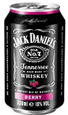 Image de Jack Daniels Berry Tennessee Whiskey note sucrée 330ml paquet de 12