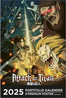 Produktbild von Attack on Titan Kalender 2025