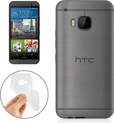 Produktbild von HTC One M9 Transparent Case Hülle Silikon