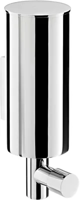 Immagine prodotto di emco system2 distributeur de savon liquide, boîtier métallique, 235ml, chrome, 352100102, 352100102