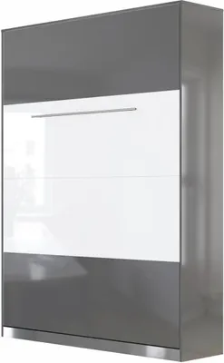 Produktbild von SMARTBett Standard Komfort Lattenrost 140x200 Vertikal Komfort Anthrazit Hochglanz/Anthrazit & Weiss Hochglanz