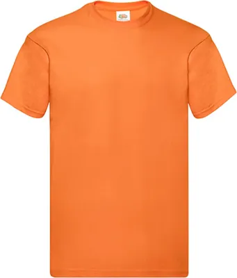 Image de Fruit of the Loom 61-082-0 | T-shirt original pour hommes - couleur : orange - taille : XL