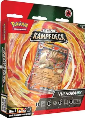 Immagine prodotto di Pokemon Deluxe Battle Deck Vulnona-ex (mazzo pronto per il gioco con 60 carte e accessori)