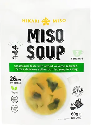 Produktbild von Hikari Instant Misosuppe 60g (3Portionen)