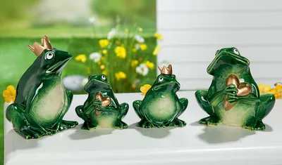 Produktbild von Gilde Keramik Froschkönig "Jimmy" VE 4 so 32336