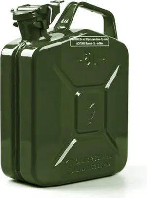 Image de Bidon de carburant Contenu 5l Vert olive RAL 6003 Acierbl.L230xL120xH310mm VALPRO