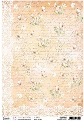 Zdjęcie produktu dla Papier ryżowy do decoupage A4 - Ciao Bella - Whispers of Love