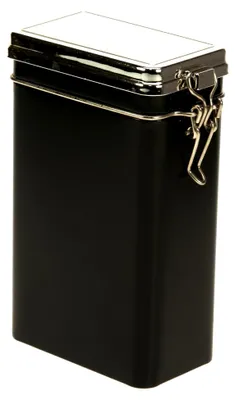 Produktbild von Kleine Dose mit Aromaverschluss, schwarz