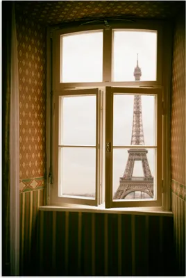 Produktbild von MuchoWow® Poster Blick auf den Eiffelturm in Paris 40x60 cm - Plakate für die Wand - Poster Babyzimmer