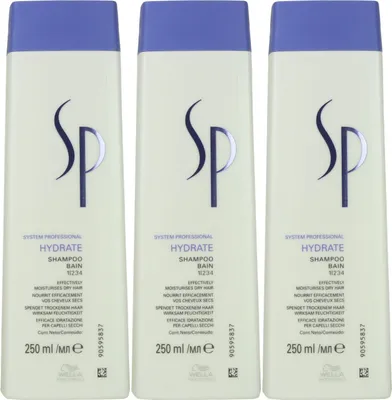 Produktbild von Wella SP Hydrate 3 x 250 ml Shampoo Set