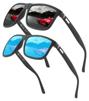 Produktbild von Polarisierte Sonnenbrille im Vintage-Stil mit UV400-Schutz