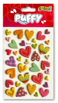 Obrázok produktu pre Naklejki puffy Valentines - Penmate