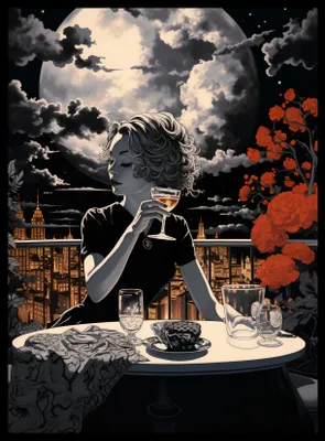 Obrázek produktu pro Poster 40x55cm Evening Toasts