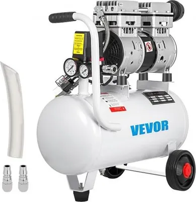 Produktbild von VEVOR Luftkompressor, 5,5 Gallonen, ultraleiser ölfreier Luftkompressor, 25-l-Tank, leiser Luftkompressor, 750 W, ölfreier Kompressor, geräuscharm