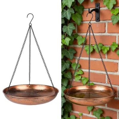 Productafbeelding van Vogelbad - Vogelbadje buiten - Staand - Gepoedercoat metaal - Voor tuin en balkon