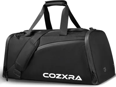 Obrázok produktu pre Športová taška 40 l, priehradka na topánky a 2 mokré priehradky, nylon, vodeodolná, pre fitness
