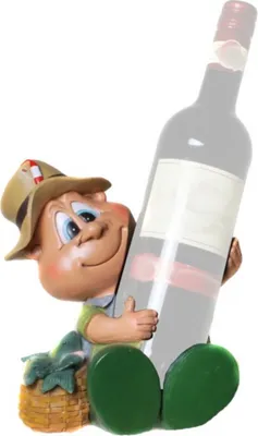Produktbild von Funny Beruf - Flaschenhalter "Angler" (ohne Flasche)