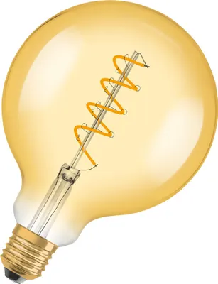 Produktbild von Osram Vintage 1906 LED žiarovka E27 Globe Gold 125mm 5W 250lm - 820 Extra teplá biela | Náhrada za 25W