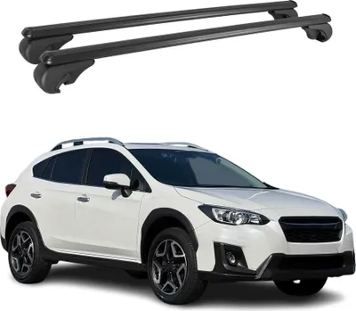 Produktbild von Dachträger für Subaru XV 2017-2025 Gepäckträger Grundträger Aluminium Schwarz 2x