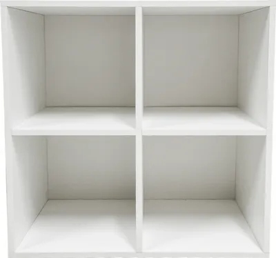 Immagine prodotto di Credenza Vakkie con 4 ripiani aperti - libreria - pensile - bianco